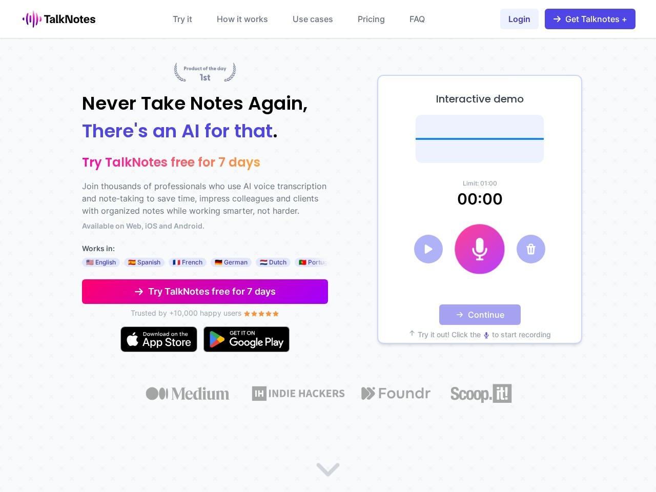 Talknotes