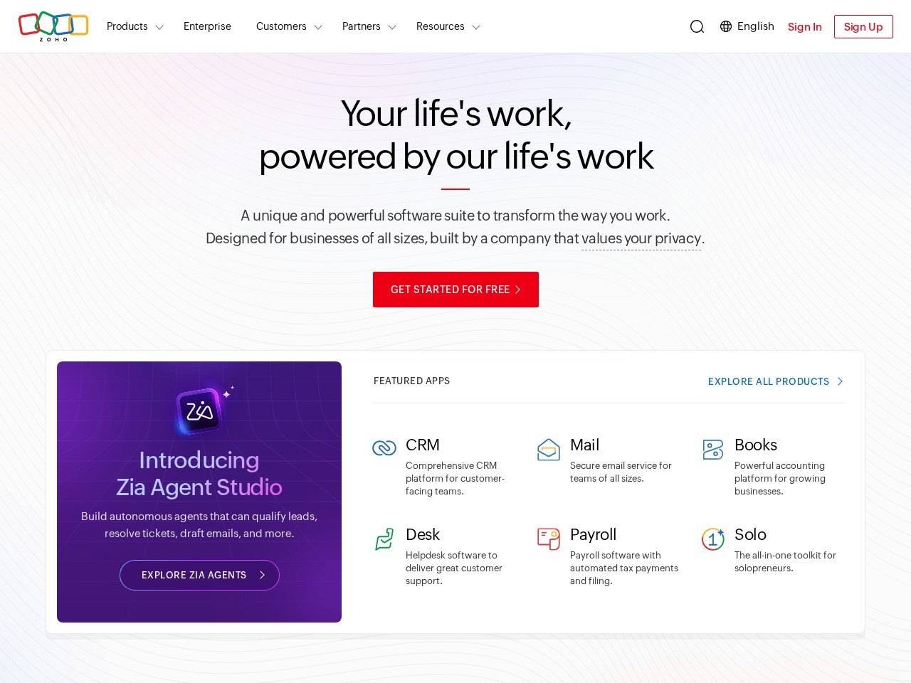 Zoho Social