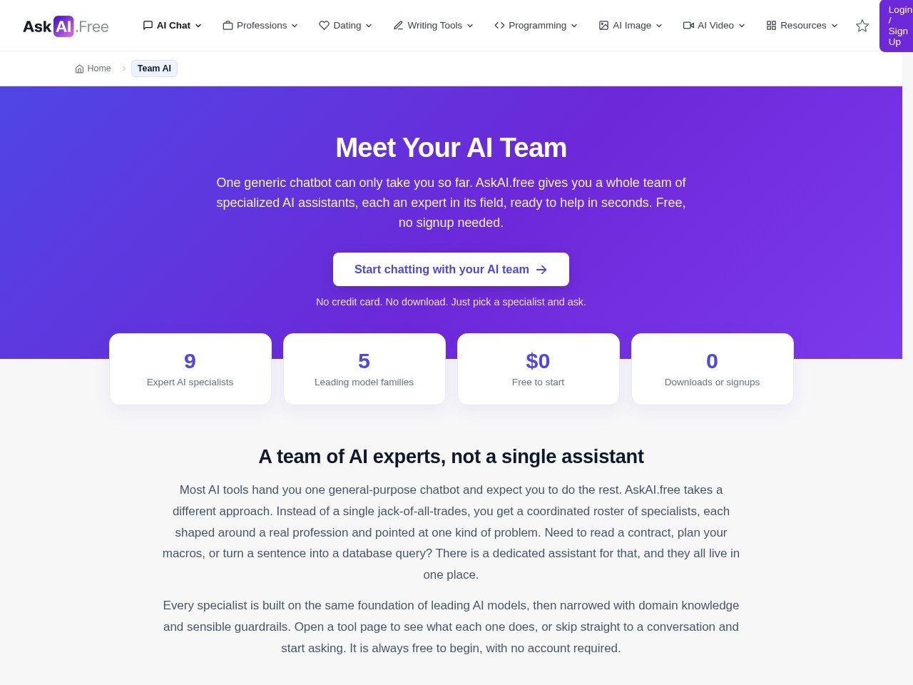 TeamSmart AI