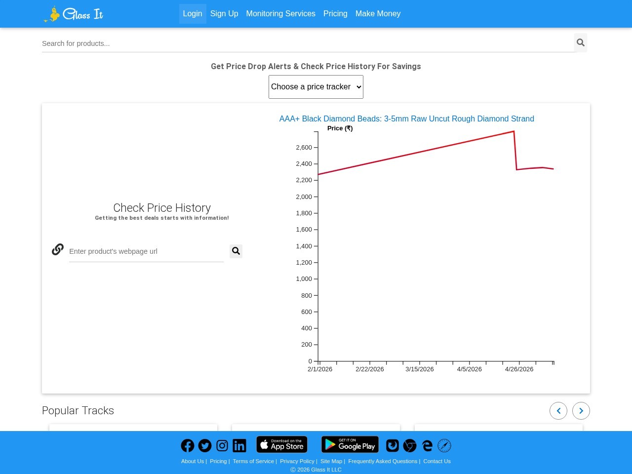 Glass It Price Tracker